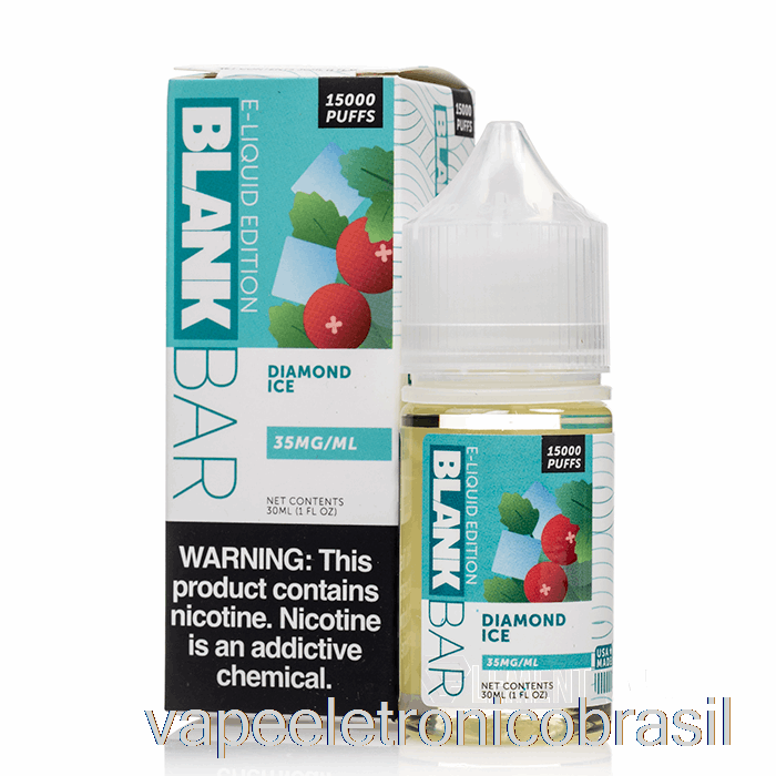 Vape Vaporesso Diamante Gelo - Sais Em Barra Em Branco - 30ml 35mg